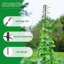 Trellis for Climbing Plants Outdoor, 2 Pack 73inch Tall Plants Trellis Support Metal Garden Trellis for Vegetables Flowers Plants Vine Support