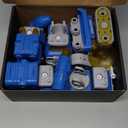 hahaland Toys for 5 Year Old Boy Birthday Gift, Stem Boys Toys 6 Year Old Boy Gifts, 5 in 1 Building Take Apart Trucks Transform to Robot Kids Ages 5-8, Montessori Creative Educational Drill Screw Set