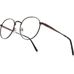 Round Reading Glasses for Women Men Vintage Retro Blue Light Blocking Computer Readers, Magnification Strength: 2.75 x