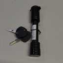 RETRUE Trailer Hitch Receiver Pin Lock, Suitable for 2 Inch Receiver, 5/8" Dia Hitch Lock for Securely Locking Trailer Hitch with Two Keys, Black