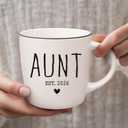 2 x Promoted to Aunt & Uncle 2026 Mugs Set, Pregnancy Reveal Announcement Mug Gifts, Pregnancy Announcement Mug Gifts, First Time Uncle & Aunt Gift, Baby Reveal Publicity Mugs Gift, 13Oz