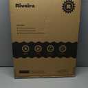 Riveira 30 x 22 Bamboo Natural Stove Top Covers for Electric Stove & Gas Stove Top Covers for Gas Burners – Large Gas Stove Cover with Handle & Juice Groove – Rustic Stove Covers for Gas Stove Top