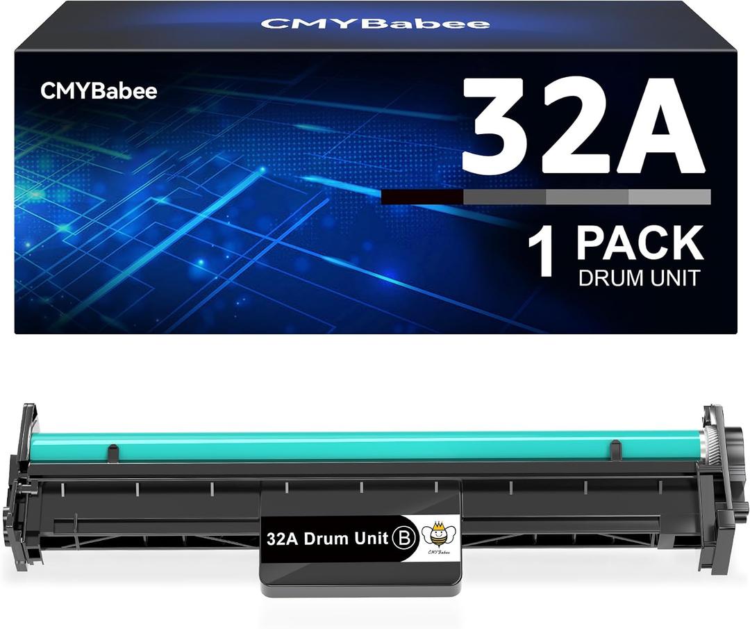 CMYBabee Compatible Drum Unit Replacement for HP 32A CF232A Drum for HP Pro M203dw M148dw M227fdw M118dw M148fdw M227fdn Printer (1Black, NOT Toner)