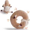 Squeaky Alpaca Dog Toy - Soft Plush, Stuffless for Puppies, Small, Medium and Large Dogs - Interactive Tug of War and Fetch Toy to Keep Them Busy