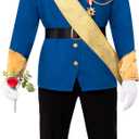 Spooktacular Creations Halloween Men Prince Costume, Prince Charming Costume for Men Halloween Parties (Large)