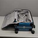 Hanke 20 Inch Carry On Luggage with Wheels PC Hard Shell Suitcase Top Opening Aluminum Frame Tsa Luggage Suitcases for Travel Woman Men Christmas Gifts for BirthdayCaribbean Blue