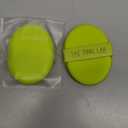 THE TOOL LAB Happyrim Aqua Puff, Liquid Cushion Foundation Puff, Rubycell Foundation Sponge for Moisturizing Coverage, Korean Makeup (2.9 inch, Oval)