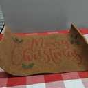 2 Pcs Merry Christmas Door Mat Outdoor Christmas Nature Coir Welcome Outdoor Rug Red White Checked Xmas Front Porch Rugs Non Slip Floor Mats Indoor Entrance Decor