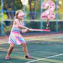 Nezyo Halloween Number 2 Piata Pink White Pull String 2nd Birthday Piata with Bat Stick Blindfold for Birthday Anniversary Celebration Halloween Party Decorations Supplies