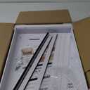 2 Pack Expandable Pull Out Cabinet Organizer 16.5"Deep with Raising Pad for Framed Cabinets,Upgrade 3 Slide Rails Slide Out Drawers,Roll Out Shelves Adhesive,Adjustable Width 12.2"-20.4"White