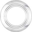 Risbay Stainless Steel Steamer Ring-Fits 7 to 10 in(ID:6.5-inch/ OD:11.2inch)-Steaming Adapter for Steam Pot, Asian Food, Dumpling, Dim Sum, Rice, Veggie for Cooking Basket, 1Pcs