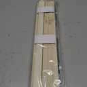 LazBlinds No Drill 1" Vinyl Mini Blinds, 31" W x 64" H, Cream