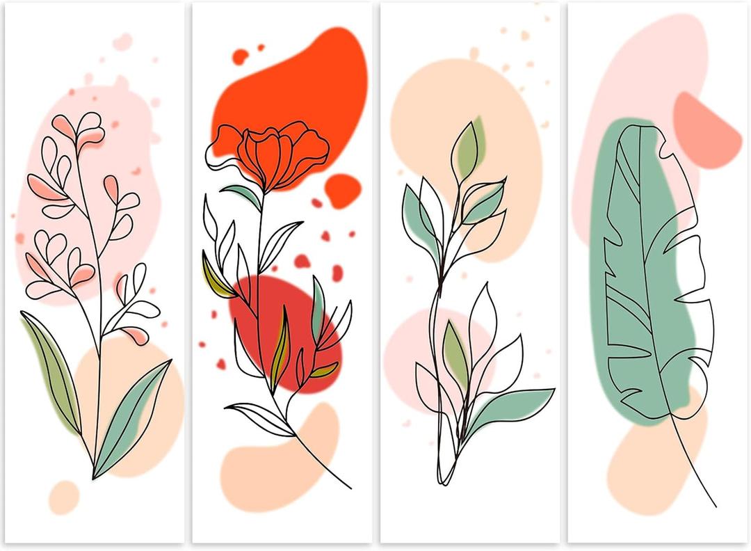 Ireer 4 Pcs Locker Magnetic Wallpaper 12 x 36 Inch Removable Locker Decorations Sticker Accessories(Soft Style)