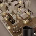 2 x L LOHAS LED Night Lights Plug into Wall 2 Pack, Dusk to Dawn Sensor Nightlight, Brightness Adjustable, 3000K Soft White