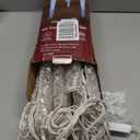 Minetom Icicle Lights Outdoor with Clips, 20ft 100 LED 20 Tubes Twinkling Crystal String Lights, Connectable Waterproof Hanging Icicle Christmas Lights Plug in for Eave Outdoor, Warm White