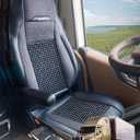 Semi Truck Beaded Seat Covers, Cooling Car Seat Cushion for Back Support, Anti-Sweat Seat Covers for Trucks, Universal Fit for Volvo, Kenworth, Freightliner, Improved Comfort & Durability