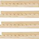 4 Pieces Wall Mounted Storage Shelves for Room Sturdy Wooden Floating Infant Room Storage Rack