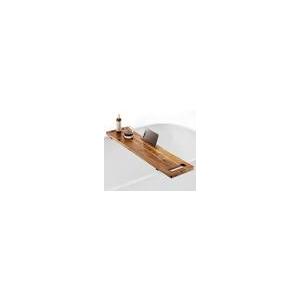 39 Inch Bathtub Tray Table Tinamou Acacia Wood Walnut Color