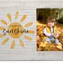 MAQIKA You are My Sunshine Wood Photo Frame for 4x6 Photos, Sunshine Picture Frame, Kids Picture Frame, Baby Frame, Birthday Gift for Daughter Son Children, Love Gifts for Kids Baby Boys Girls