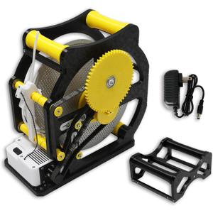 3D Industrial Filament Respooler Machine, Electric 3D Printer Winder Machine for 20cm Spools, Wrap Neatly Without TanglingUniversal Wire/Welding Filament Spooler Winder