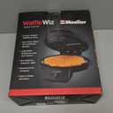 Mueller Heart 5 Waffle Maker, Waffle Iron, Adjustable Browning Control & Nonstick, Cool Touch Handle, Easy to Clean, Small Kitchen Appliances