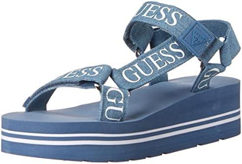 GUESS Women's Avin Wedge Sandal 8