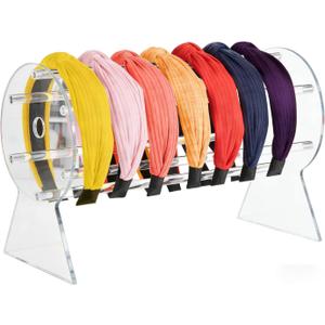 Headband Holder,Hairband Display Stand, Clear Jewelry Organizer for Girl Women Gifts, The Perfect Headband Display Organizer