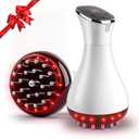 Rechargeable Lymphatic Drainage Massager & Cellulite Massage Tool with 3000mAh,Fascia Blaster for Reduce Stretch Marks for Legs, Arms & Belly,Body Sculpting Machine with Microcurrent for Office Travel