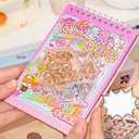 10 Sets DIY 3D Sticker Scene Collection Book for Kids Adults DIY 3D House Stickers Cute Cartoon Animal Make Your Own Shop House Stickers Therapy for Adult Relief Stress Pass The Time