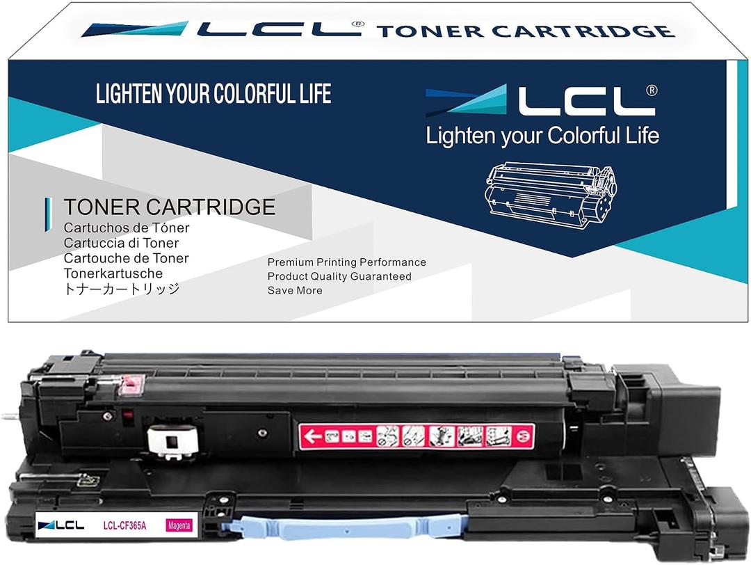 LCL Remanufactured 828A CF365A Imaging Drum Unit Replacement for HP Color LaserJet Enterprise M855dn M855x M855xh Flow MFP M880z Printer (Magenta 1-Pack)