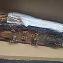 SAILINGSTORY Wooden Sailboat Model Ship Atlantic 30" Navy and Walnut