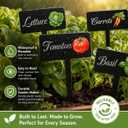 20Pcs Garden Signs for Vegetables, 20 Styles Waterproof Reusable Plant Label Signs, Fruit Plant Stakes Tags with Names for Indoor Outdoor Garden Decoration