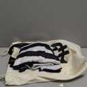 Halloween Robber Costume Set, Burglar Costume Women, 9 Pieces Cosplay Thief Bank Robber Black and White Striped Shirt (Medium)