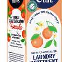 Cleancult Ultra Concentrated Liquid Laundry Detergent, 64 loads (32 oz), Long Lasting Scent, 90% Less Plastic, No Harsh Chemicals, Orange Blossom, Defeats Stains & Odors, HE/Standard Compatible (32 Fl Oz (Pack of 1))