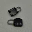 Puroma 2 Pack Combination Lock for Locker 2 Digit Outdoor Waterproof Padlock for School, Gym, Sports, Fence, Toolbox, Gate, Case, Outdoor, Hasp Storage (Black)