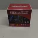 2 Pack Smoke and Carbon Monoxide Detector,Smoke Detector Carbon Monoxide Detector Combo with Batteries,Fire Alarm Smoke Detector with Test Button and Digital Display