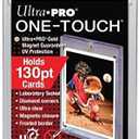 5 Ultra Pro 130pt Magnetic One Touch Card Holders (5 Total) 81721 - Fits Cards Up To 130 Point in Thickness