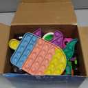 Fidget Poppers Pack  50 Pcs Fidget Toys, Party Favors for Kids 8-12, Stocking Stuffers, Bulk Sensory Toys for Classroom Treasure Box Prizes, Goodie Bags, Birthday Gifts