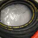 Biswing Pressure Washer Hose 50FT with 3/8 Inch Quick Connect, High Tensile Wire Braided Power Washer Hose, Kink Proof Extension Hose for Cars Floors Swimming Pool Washing, 4000 PSI