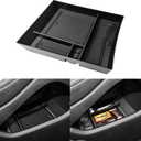 Lower Center Console Tray Compatible with Hyundai Santa Fe 2021 2022 2023 Accessories,Console Insert Secondary Storage Tray.