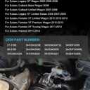 TAUTOY 21-5196 Power Steering Pump with Pulley 2.5L 2458CC Only For Subaru Forester 2010 2012 2013, Impreza 2011 2012 2013 2014,Legacy/Outback 2005 2006 20072008 2009,34430AG03A 34430FG000 96-5196