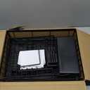 7 code Large Dish Drying Rack for Kitchen Counter, Detachable Large Capacity Dish Drainer Organizer, 2-Tier Dish Racks with Utensil Holder, Black