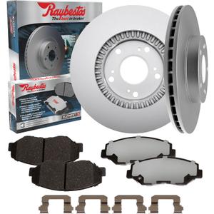 Raybestos E3K90019 Element3 Automotive Replacement Front Brake Pads and Rotors Kit for 2002-2004 Honda CR-V, 2003-2017 Honda Accord, 2013-2015 Acura ILX, 2013-2015 & 2017-2020 Honda Civic