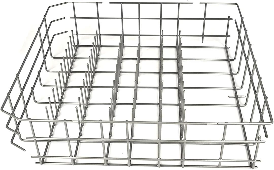 Upgraded W10728159 W10525646 OEM Dishwasher Lower Dishrack for Kitchenaid Dishwasher, W10082825 Dishwasher Lower Rack Fit for Maytag Dishwasher Rack Parts 22" Deep by 20 1/2" Wide