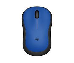 Logitech M185 Wireless Mouse, 2.4GHz with USB Mini Receiver, 12-Month Battery Life, 1000 DPI Optical Tracking, Ambidextrous, Compatible with PC, Mac, Laptop - Blue