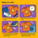 ARTISTRO 36 Dual-Tip Fabric Markers - Fabric Decorating Kit - Permanent for Clothes - No Bleed Pens for T-Shirts, Bags, Textile, Canvas, and More (Brush Tip and Fine Tip)