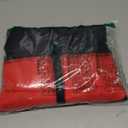 Idepet Pet Dog Cat Coat with Leash Anchor Color Patchwork Padded Puppy Vest Jacket Teddy Chihuahua Costumes Pug Cloth  (X-Large, Black)