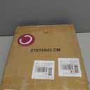 2 Tier Large Cat Cage Crate DIY Pet Playpen Detachable Dense Metal Wire Ferret Cage Indoor Cat Kennels for Kitten Puppy Bunny Exercise (Black, 27.56 x 27.56 x 27.56 Inches)