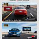 3 Channel Dash Cam, 4K Dash Cam Front and Rear, Dash Camera for Cars STARVIS 2 Sensor Car Dash Cam with HDR Night Vision, 24H Parking Mode Dashcam Built-in 5.8GHz WiFi GPS Loop Recording