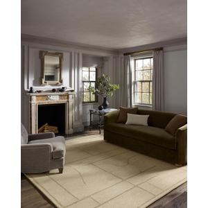Loloi Jeremiah Brent Barrow Collection BAR05 Ivory/Taupe 7'9" x 9'9" Area Rug